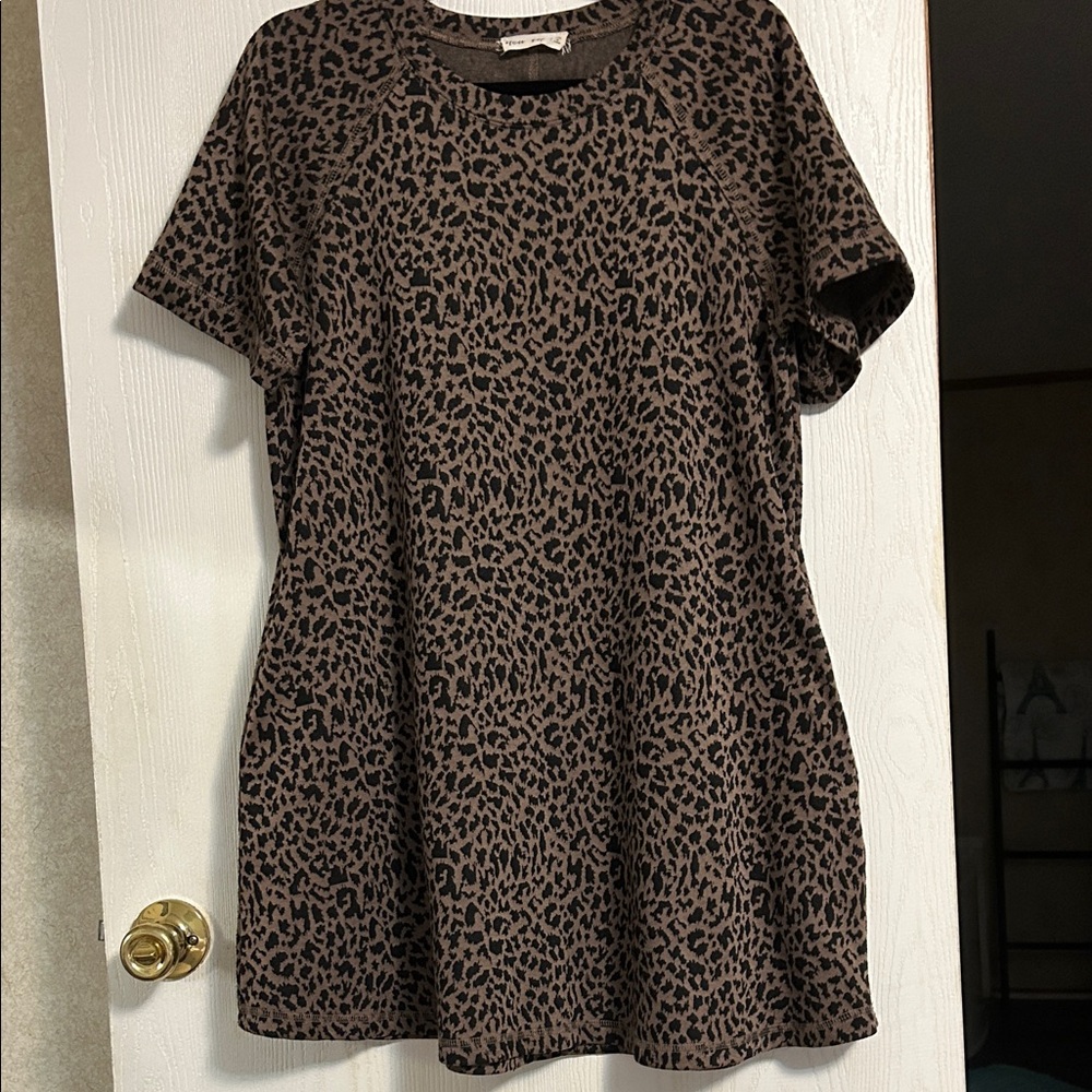 New In, Leopard Print Women's Top, Size L